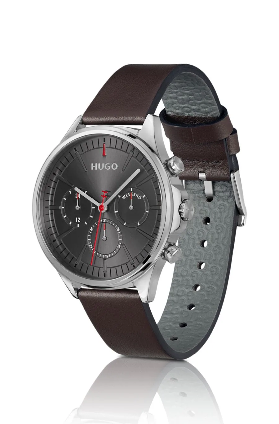 Годинник Hugo Boss зі шкіри — фото 2