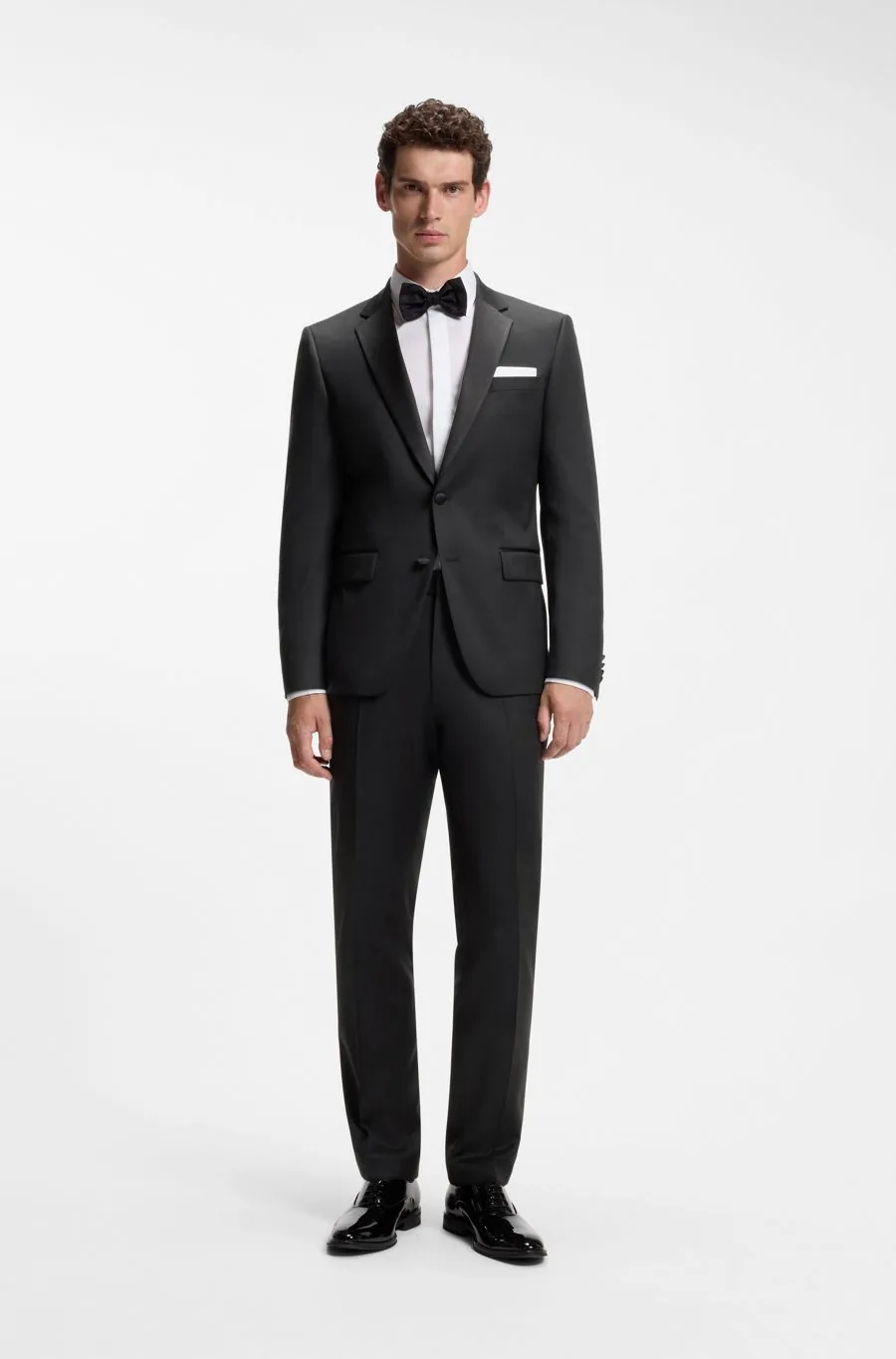 Штани Hugo Boss slim fit з вовни — фото 2