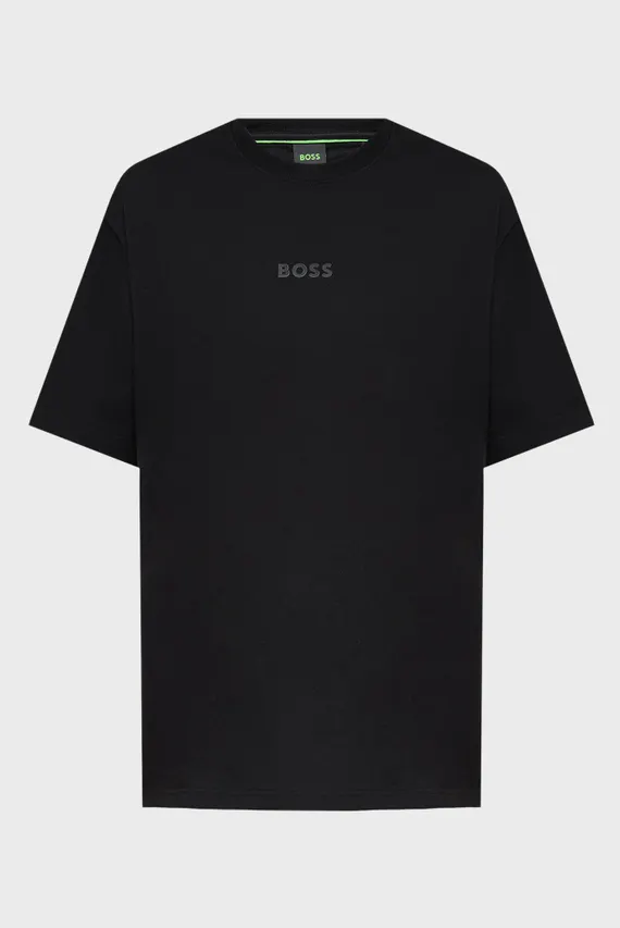muzhskaya-chernaya-futbolka-boss-50519368001-cernyj-1.webp Мужская черная футболка — изображение 1